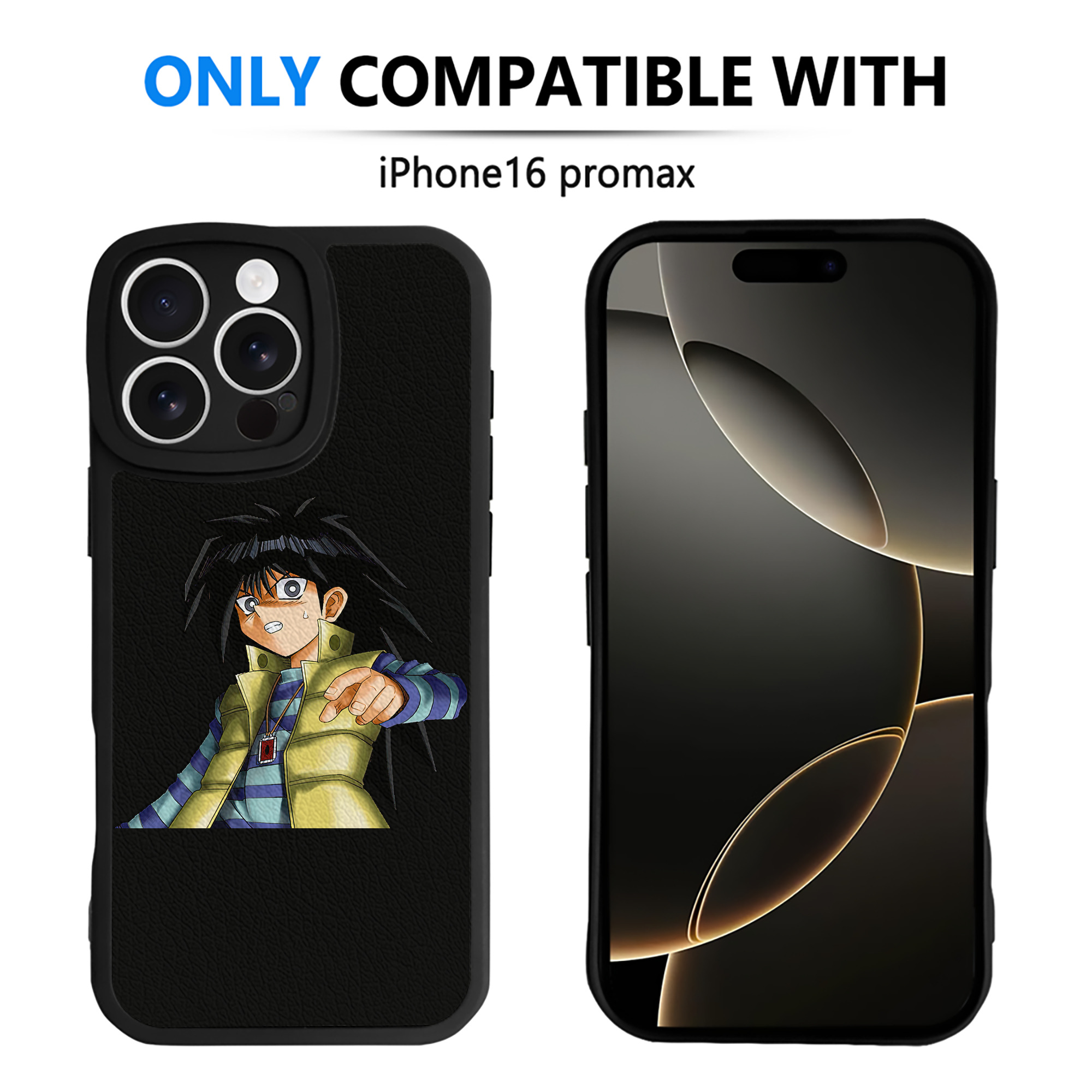 遊☆戯☆王 Yu-Gi-Oh! 【iPhone 16シリーズ対応】シリコンスマホケース（レザー調） 材質：シリコン